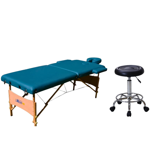 Pack camilla 2 cuerpos + taburete