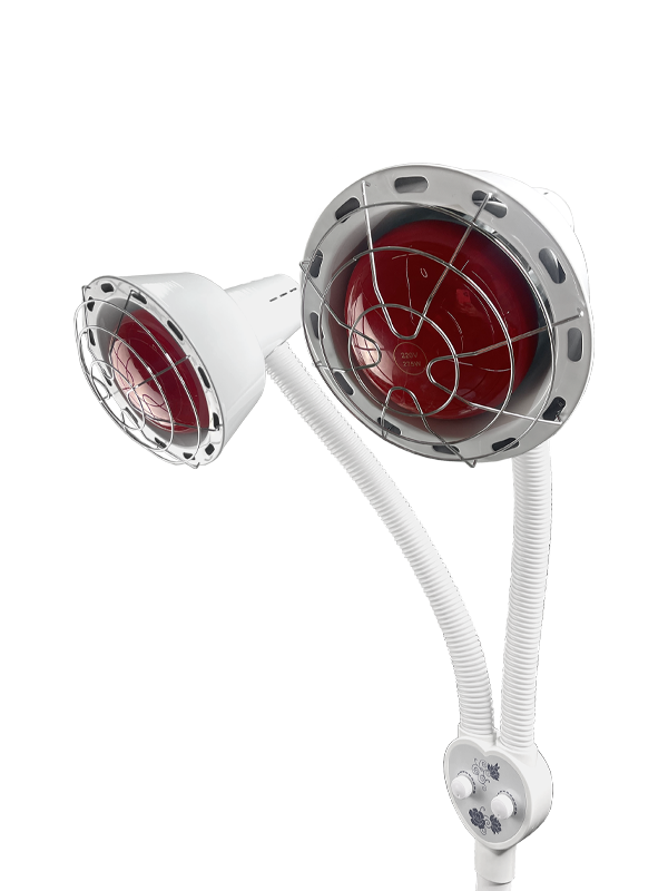 Lampara infrarroja con ruedas