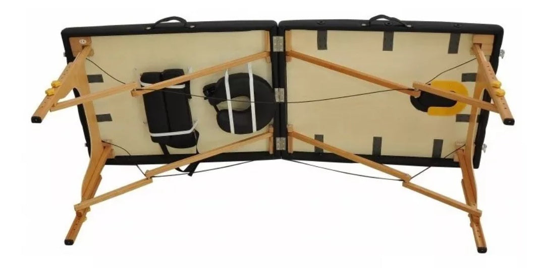 Camilla 2 cuerpos plegable profesional