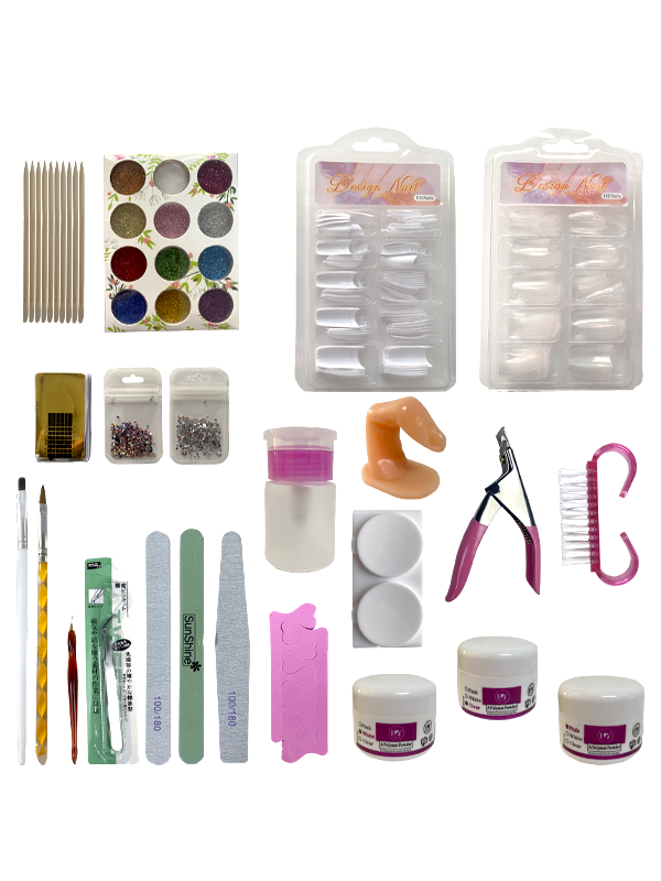 Kit Básico Para Uñas acrílicas de 23 Pzs