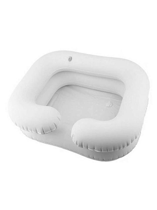 Lavabo Inflable Para Cabello Con Almohada Portatíl