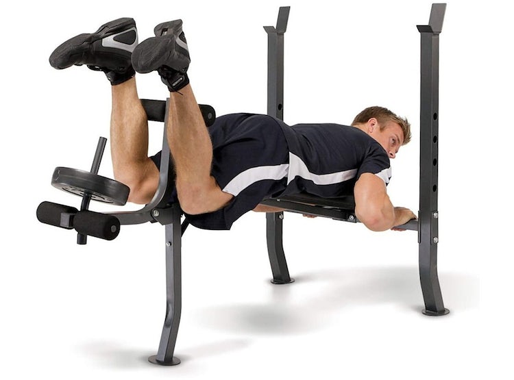 Press Banca + 40 LB en discos + una barra